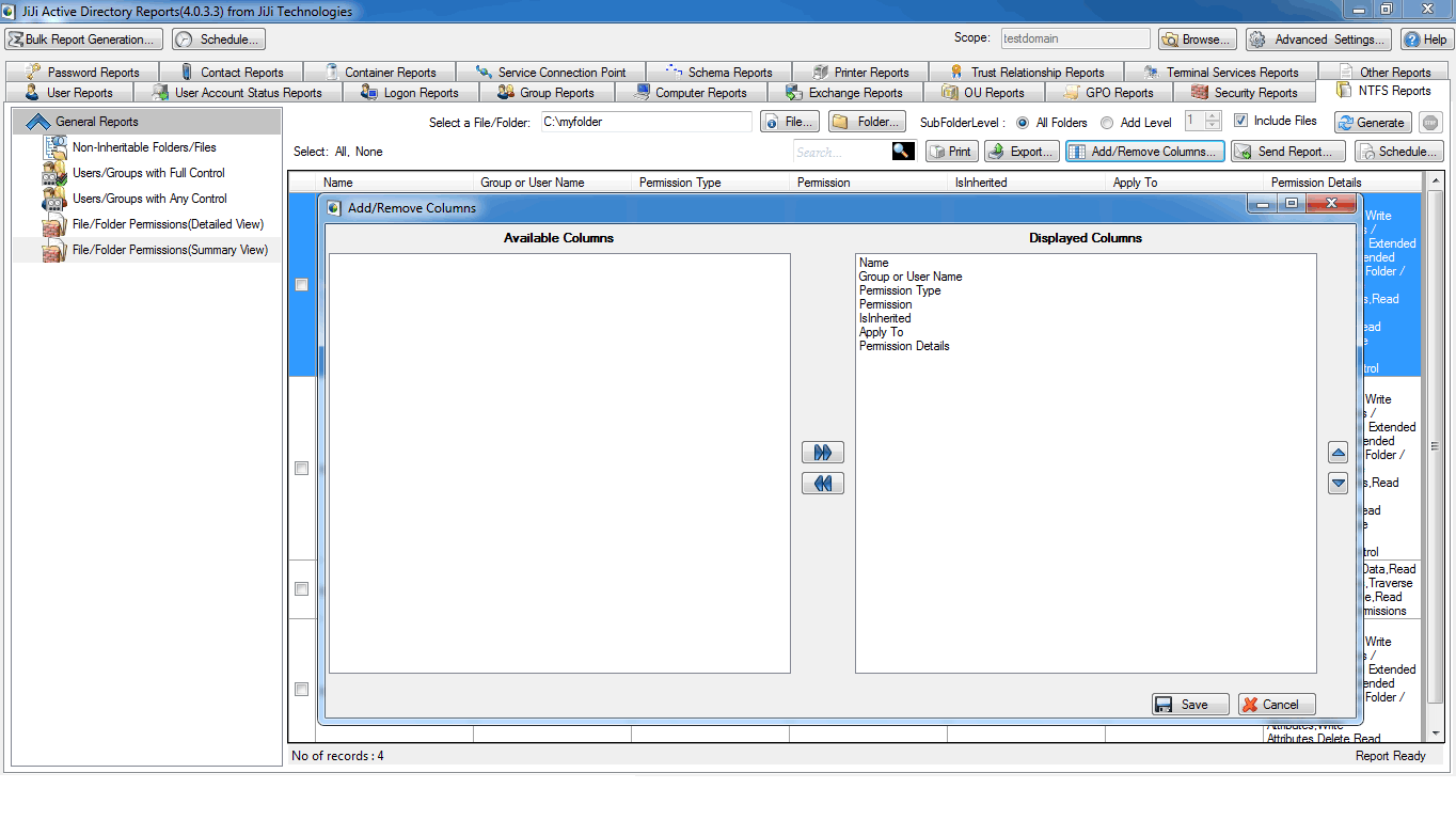 Active Directory Users Group Report